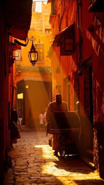 摩洛哥的黄昏